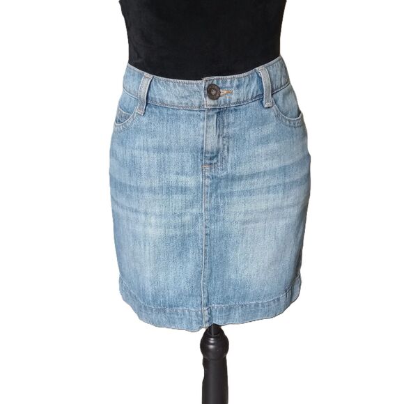 Tommy Hilfiger Dresses & Skirts - Tommy Hilfiger Women's 4 100% Cotton Blue Jean Mini Skirt